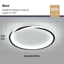 Axyaa Minimalist LED Ceiling Light for Bedroom and Study - Modern Art Design