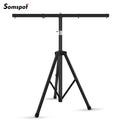 Axyaa Adjustable DJ Tripod Stand with Top T Bar for Lighting Fixtures