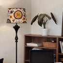 Axyaa LED Floor Lamp with Full Spectrum Light & Fabric Lampshade