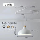 Axyaa Rocking Arm Pendant Chandelier for Living Room, Bedroom, Bar Table
