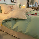 Axyaa Solid Color Duvet Cover Double/Queen Size, Anti-Mite & Durable