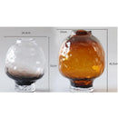 Axyaa Gradient Glass Vase for Flower Arrangements and Home Decor