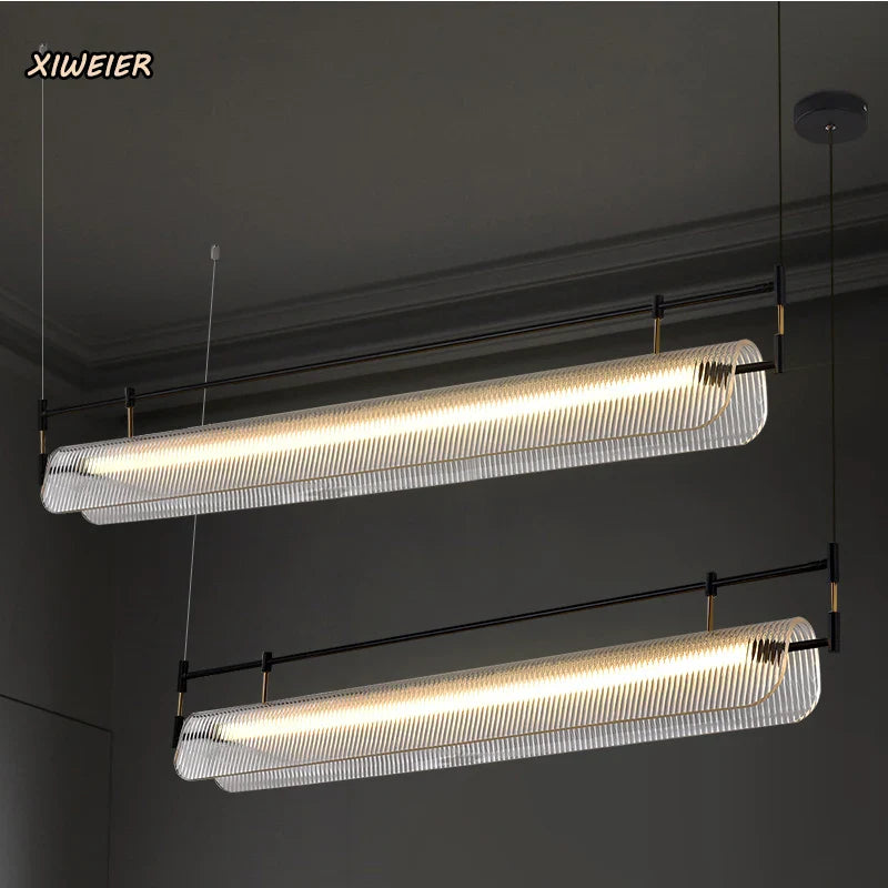 Axyaa Modern Minimalist Chandelier for Living Room, Dining, Study & Office
