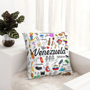 Venezuela Pride Print Pattern Sofa Cushion Cover by Axyaa