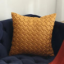 Axyaa Sueded Diamond Pattern Pillow Cover in Sunset Tones