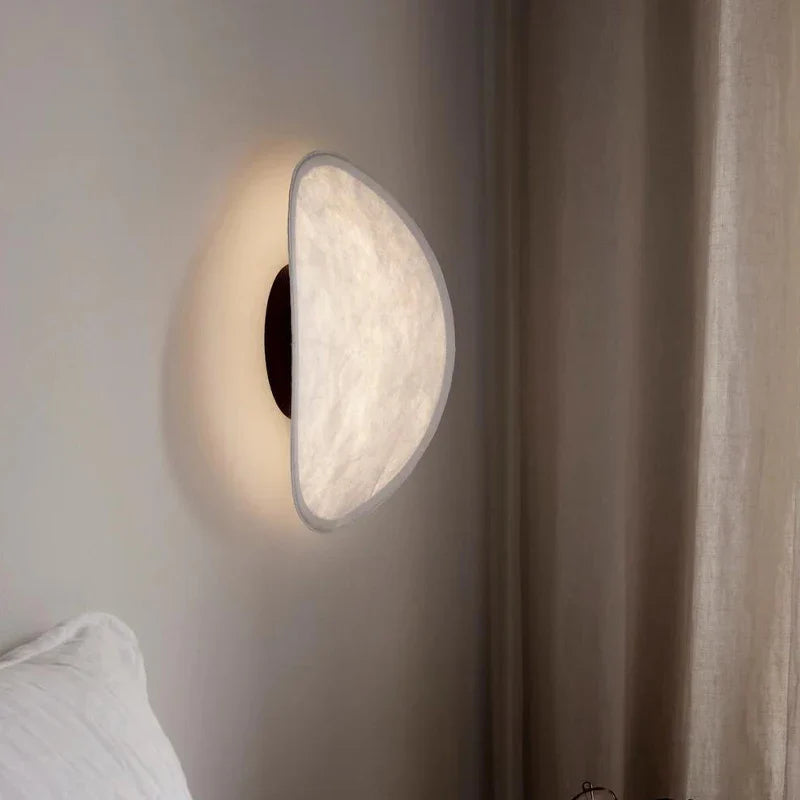 Axyaa Vertigo LED Silk Wall Sconce for Minimalist Living Room & Bedroom
