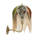 Axyaa Vintage Fabric Tassel LED Wall Lamp – Copper Arm Design
