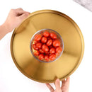 Axyaa Gold Nordic Ins Style Desktop Tray Jewelry Organizer Dish Home Decor
