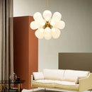 Nordic Glass Bubble Hanging Lamps Chandelier by Axyaa - Ceiling Room Decor Pendant