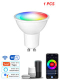 Axyaa Smart GU10 LED Bulb 9W WiFi Alexa Google Home Dimmable Timer Function
