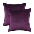 Axyaa Velvet Throw Pillow Cover Set for Sofa Bedroom, Modern Gift Pillowcase