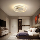 Axyaa Gold Round LED Ceiling Chandelier Remote Control Light for Home Decor