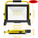 Axyaa Skyworld 30-200W LED Portable Work Light, Adjustable Floodlight 110V 220V