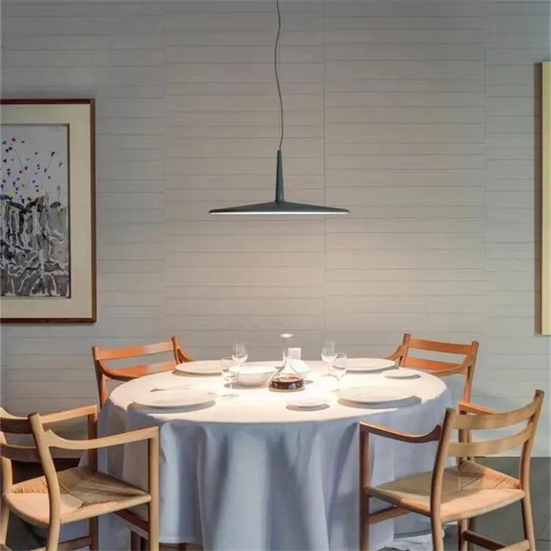 Axyaa Skan Pendant Lamp: Danish Design Minimalist Light for Living Room, Study, Coffee Shop
