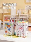 Axyaa Acrylic Pen Holder Desktop Organizer for Office Supplies