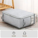 Axyaa Quilt Blanket Storage Bag with Visible Window - Large Capacity Organizer Case