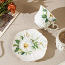 Axyaa Floral Camellia Coffee Cup Set
