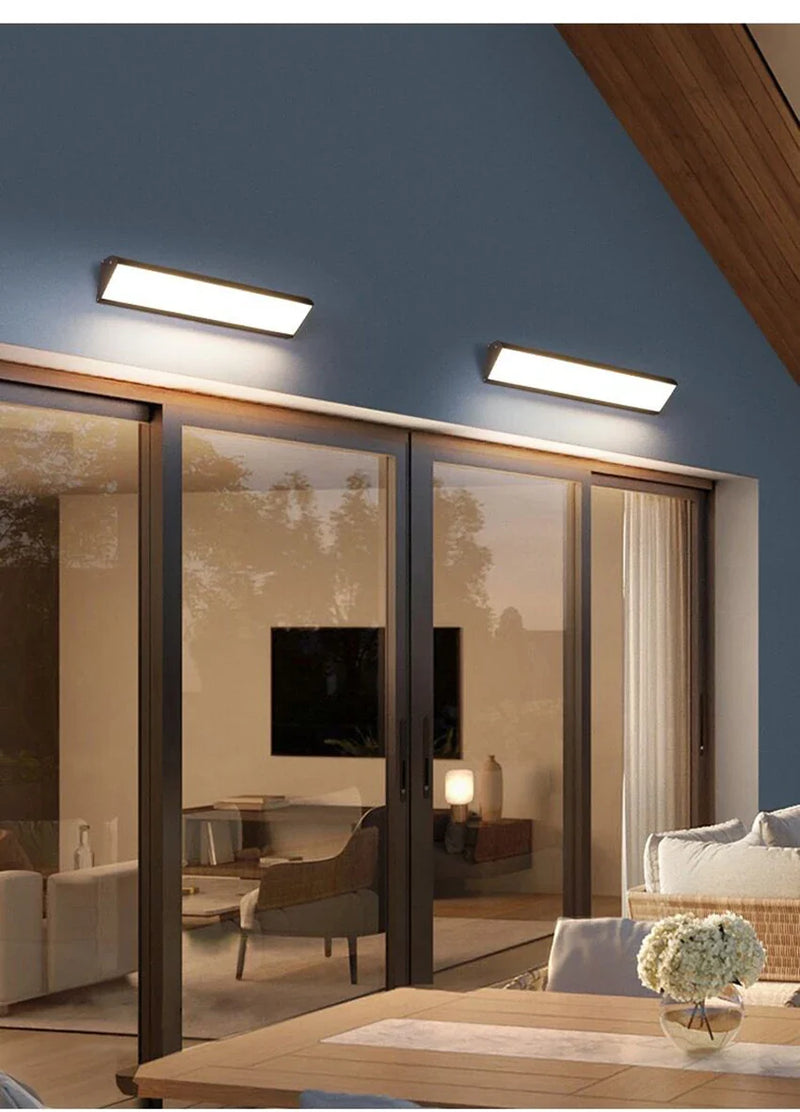 Axyaa Outdoor Wall Wash Lamp | Waterproof Villa Courtyard Light
