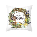 Axyaa Rabbit Flower Grass Ring Egg Pillow Sleeve Axyaa Sofa Seat Chair Decor