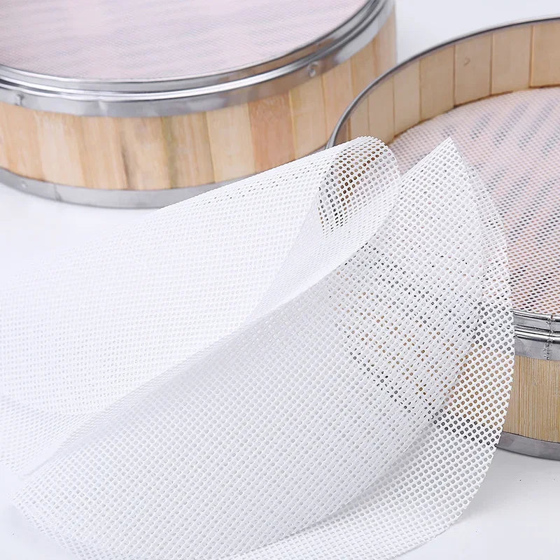 Axya Silicone Bamboo Steamer Mat - Non-Stick, Reusable Cooking Tool for Dim Sum