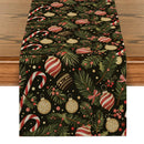Axyaa Poinsettia Table Runner - Festive Dining Room Decor