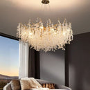 Axyaa Gold Tree Branch Crystal Chandelier Pendant Light for Elegant Home Decor