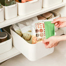 Axyaa Plastic Refrigerator Organizer Storage Box for Kitchen Fruit Vegetable Container