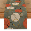 Axyaa Geometric Lines Plant Table Runner for Indoor Outdoor Home Kitchen Dining Decor