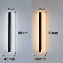 Axyaa Waterproof LED Wall Lamp Modern Garden Decor Light 40-120CM Indoor Outdoor