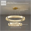 Axyaa Luxury Crystal Ceiling Pendant Lamp for Elegant Room Decor