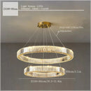 Axyaa Crystal Ceiling Pendant Chandelier for Luxe Living Room Decor