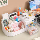 Axyaa Makeup Organizer Box Jewelry Nail Polish Cosmetic Storage Dorm Desktop Container