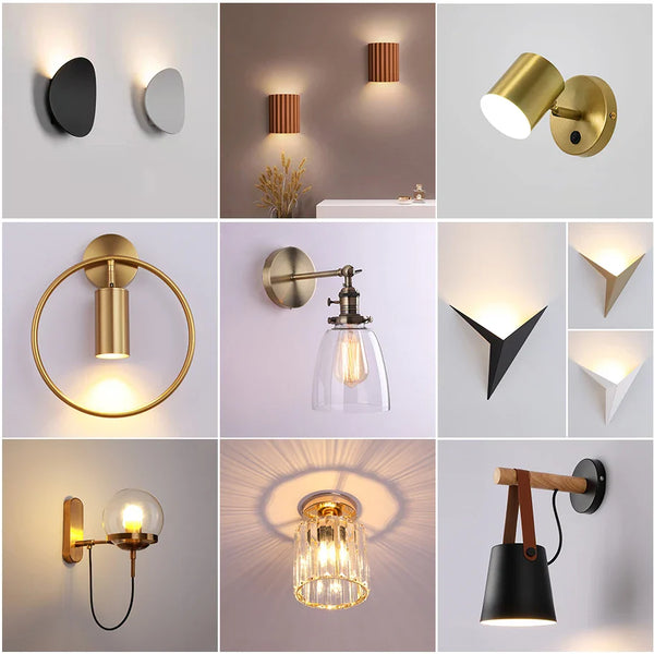 Axyaa LED Wall Lamps for Modern Home Decor Lighting