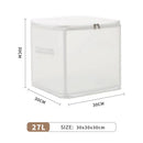 Axyaa Large Folding Storage Box for Cosmetics, Shoes, Clothes - Washable & Moisture-Proof
