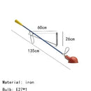 Axyaa Adjustable Swing Arm LED Wall Lamp for Bedroom, Living Room, and Study