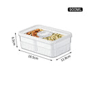 Axyaa Fridge Organizer Food Storage Containers Fresh Fruit Baskets Refrigerator Kitchen Organizer