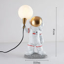 Axyaa Astronaut Moon Explorer Wall Lamp Resin 3D Printing Space Theme Sconce