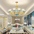 Luxurious French Countryside Ceramic Chandelier by Axyaa