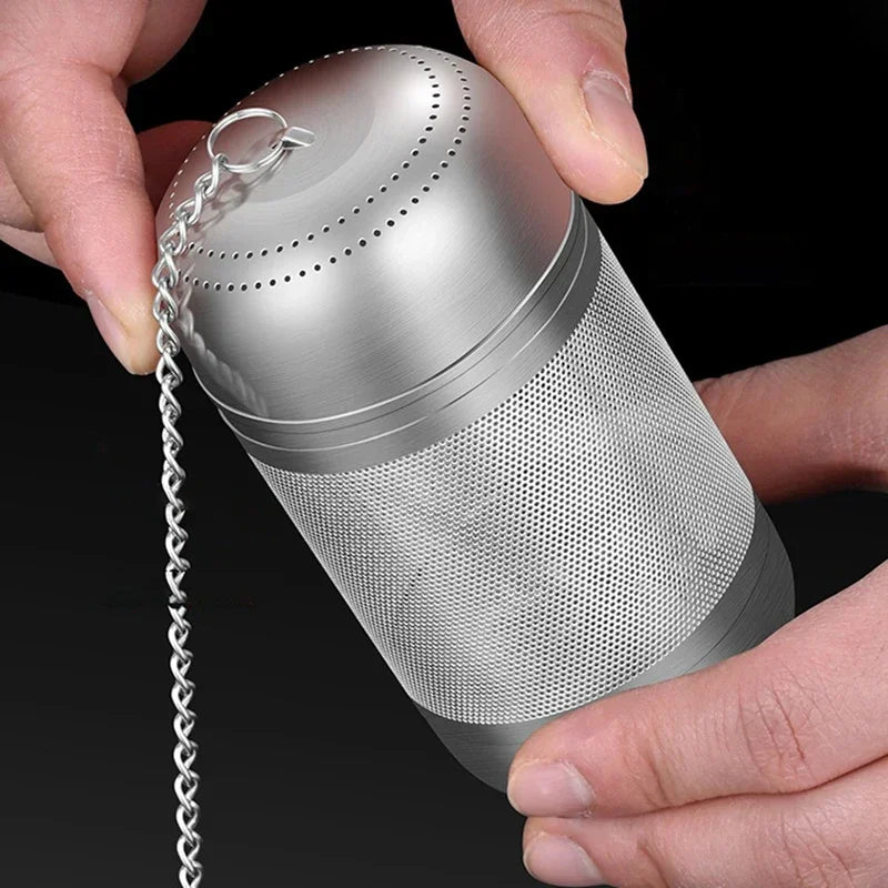 Stainless Steel Tea Infuser Seasoning Strainer Ball by Axyaa - Fine Mesh Teaware Kitchen Gadget