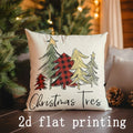 Axyaa Christmas Gnome Tree Pillow Cover for Sofa Bedroom Car Decor