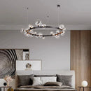 Axyaa Modern Glass Pendant Lights for Living Room and Dining Room Lighting