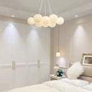 Axyaa Glass Ball Chandelier Pendant Light for Modern Minimalist Home