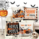Axyaa Halloween Skull Pumpkin Head Cartoon Pillow Horror Ghosts Trick or Treat