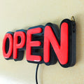 Axyaa Vertical LED Neon Open Sign - Ultra Bright for Store Promotions