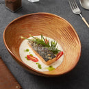 Axyaa Retro Ceramic Dessert Salad Snack Bowls Set for Molecular Cuisine
