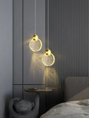Axyaa Crystal Chandeliers LED Pendant Lamp for Home Decoration