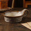 Axyaa Leopard Print Ceramic Salad Bowl Set