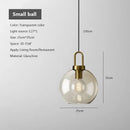Axyaa Nordic Glass Pendant Light for Home Kitchen Restaurant