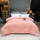 Axyaa Premium Silk Grid Cotton Summer Quilt 220x240