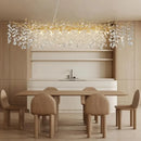 Axyaa Golden Tree Branches Chandelier LED Pendant Light for Luxurious Dining Room